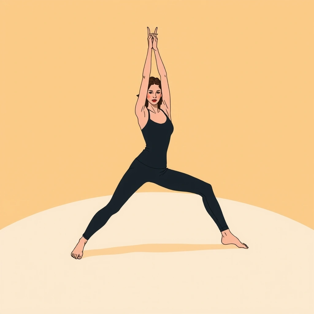 Person doing Vinyasa Flow yoga