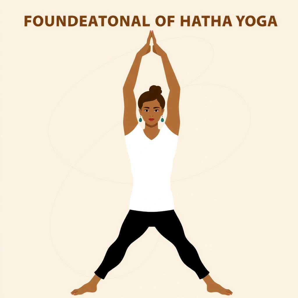 Person in a Hatha Yoga pose